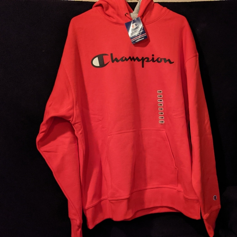 Champion Logo Hoodie XL